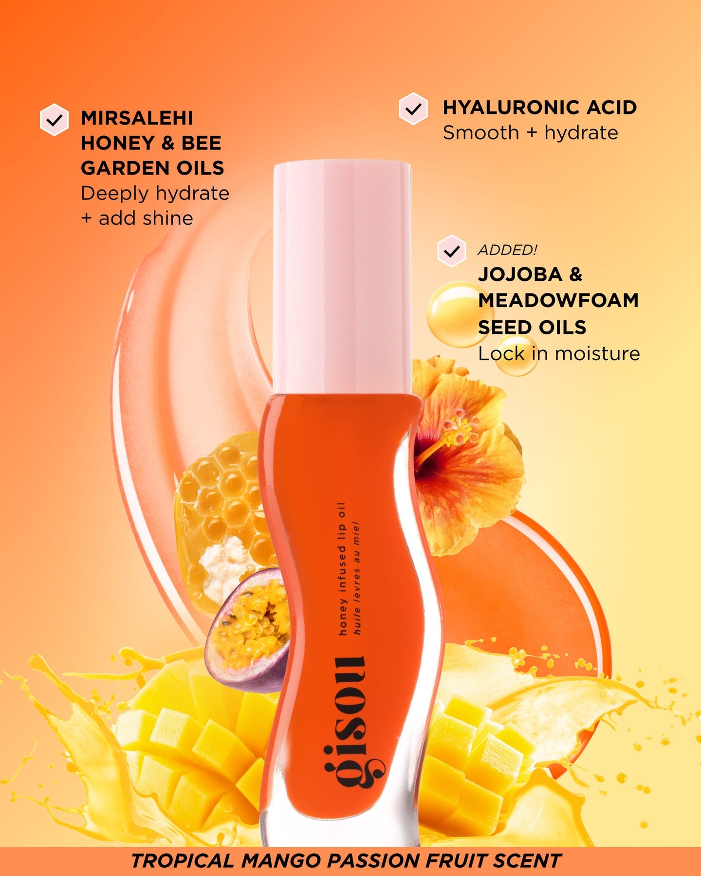 Honey Infused Lip Oil
Mango Passion Punch