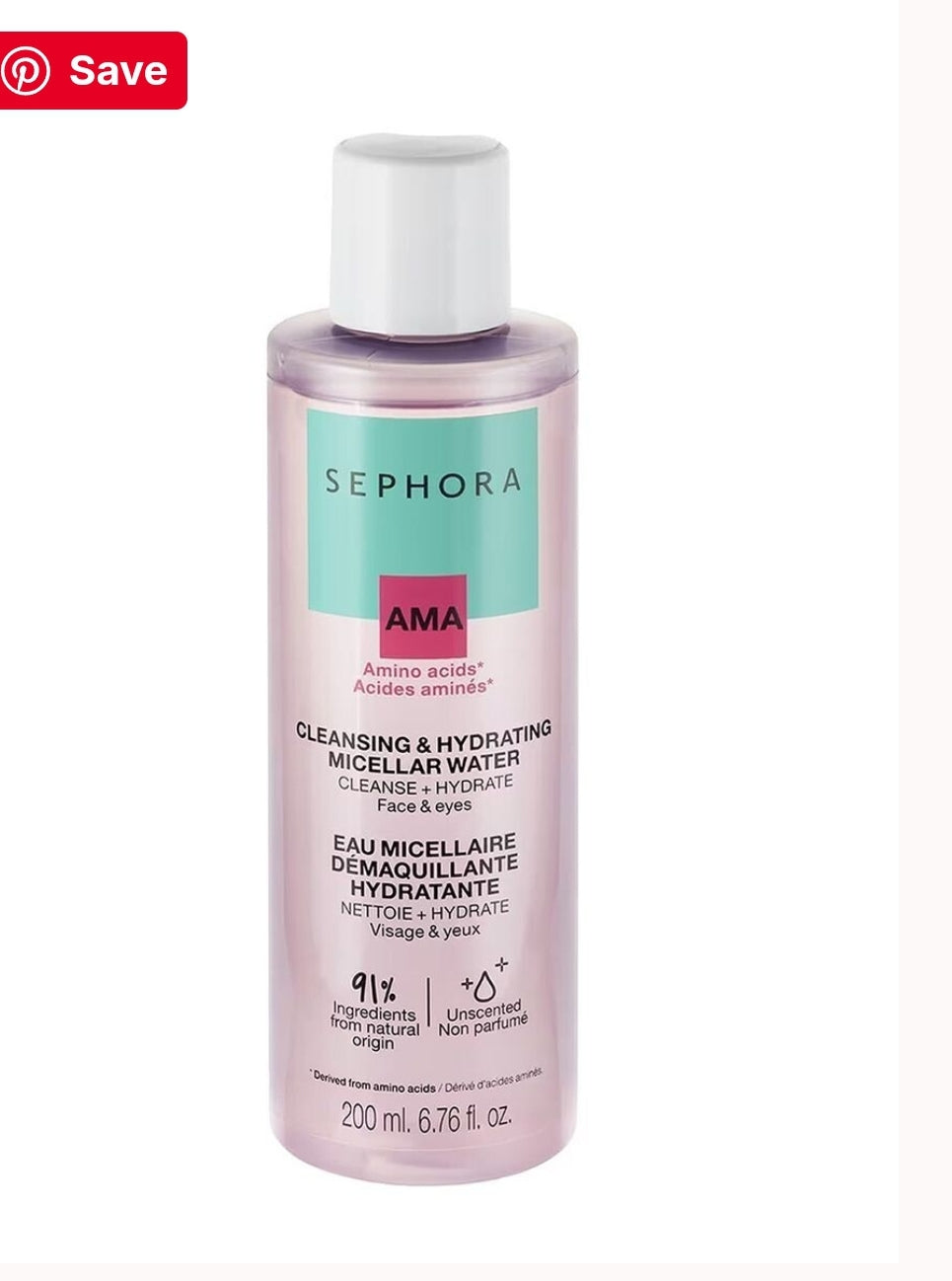 Sephora Collection - AMA Cleansing & Hydrating Micellar Water | 200 mL