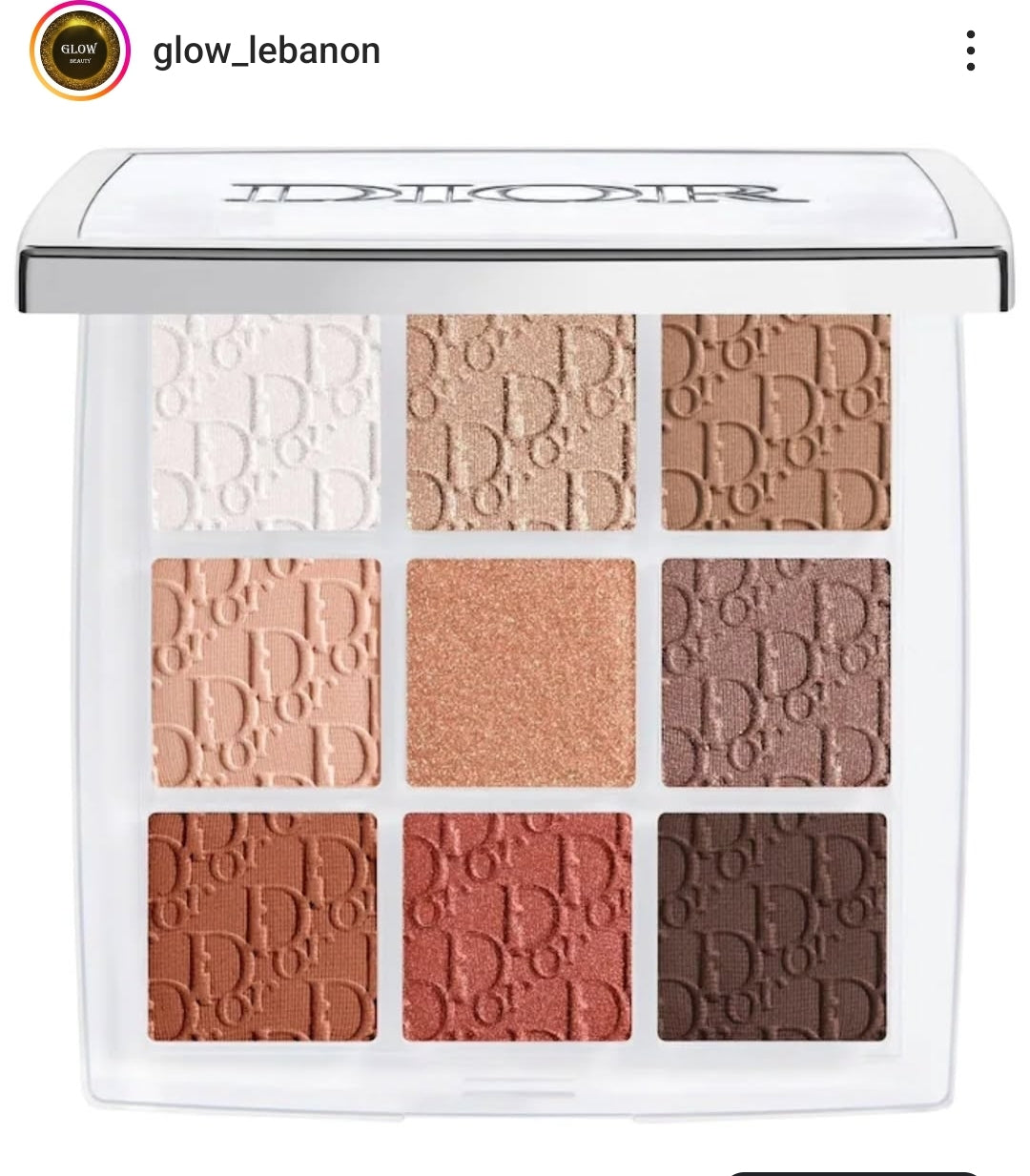 DIOR
BACKSTAGE Eyeshadow Palette
Shade 001 nude essentials