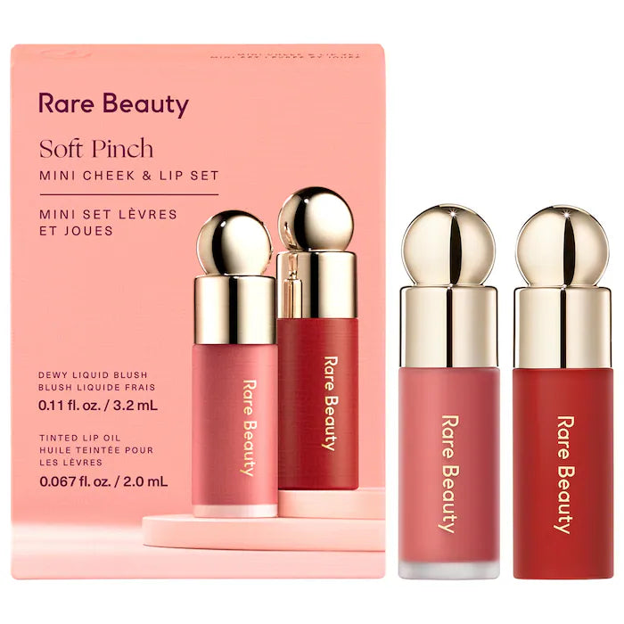 are Beauty by Selena Gomez 
Mini Soft Pinch Liquid Blush and Lip Oil Set