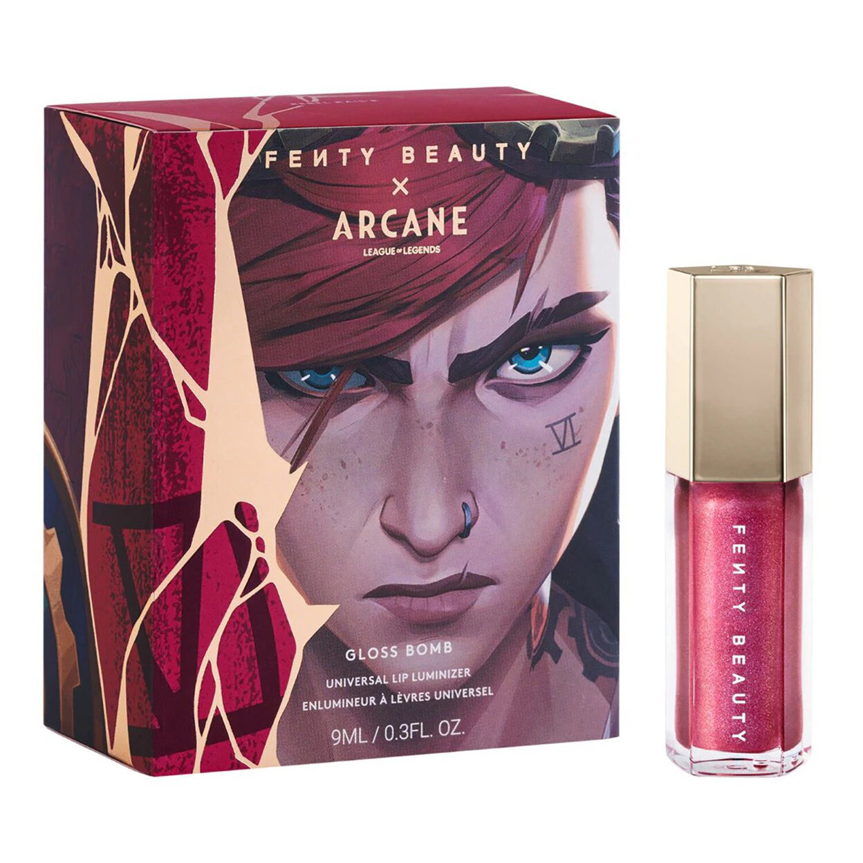 Fenty Arcane bomb gloss shade Rebel rais'r
