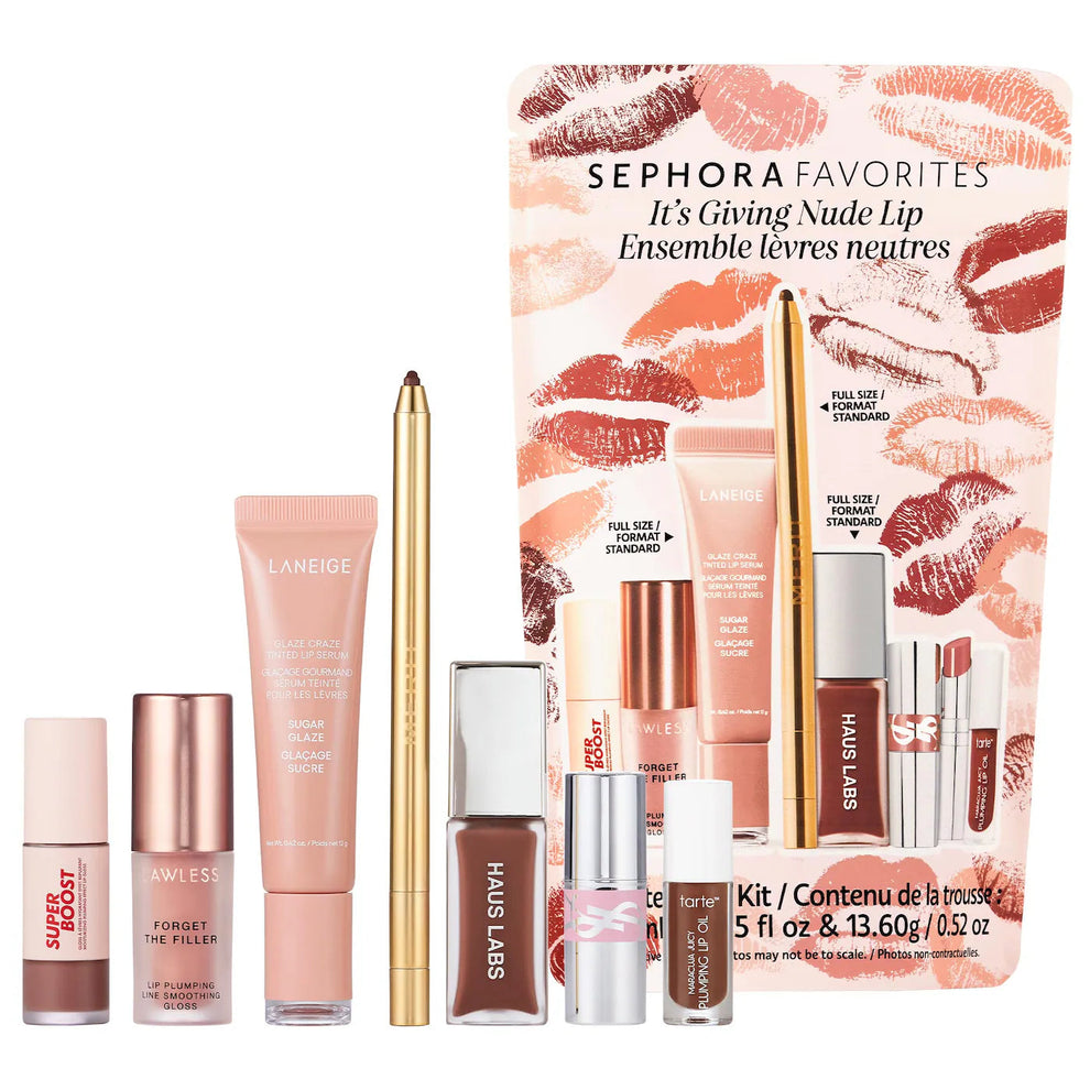 SEPHORA FAVORITES ITS GIVING NUDE LIP KIT