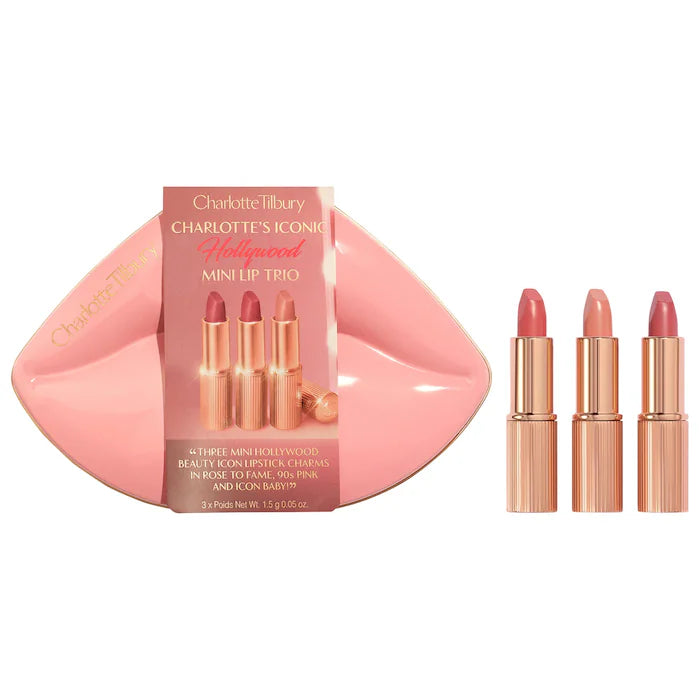 NEW!! CHARLOTTE TILBURY
Hollywood Iconic Mini Lip Trio