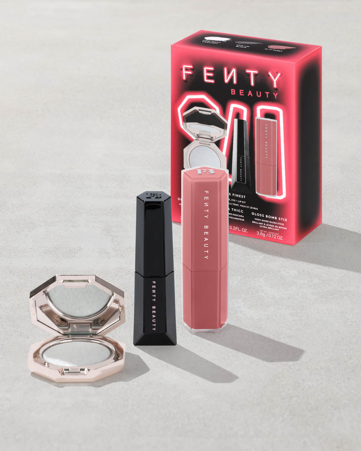 Fenty Beauty by Rihanna 
Fenty's Finest 3-Piece Face, Eye + Lip Kit