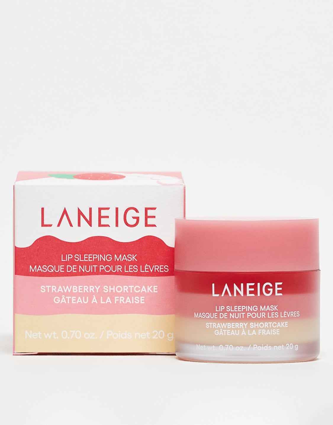 LA NEIGE Lip Sleeping Mask Nourish & Hydrate
SHADE STRAWBERRY SHORTCAKE