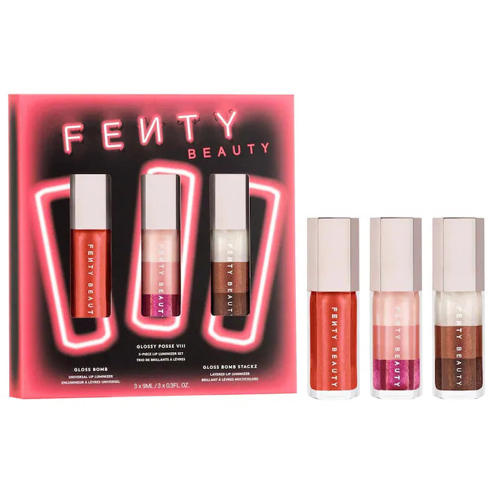FENTY BEAUTY
Glossy Posse VIII - 3-Piece Lip Gloss Set