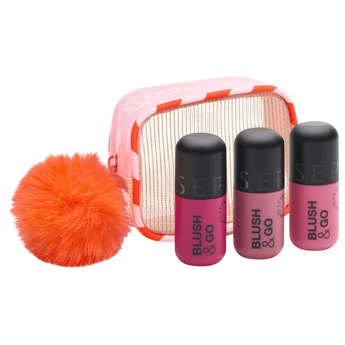SEPHORA COLLECTION 
Blush & Go Trio Makeup Gift Set