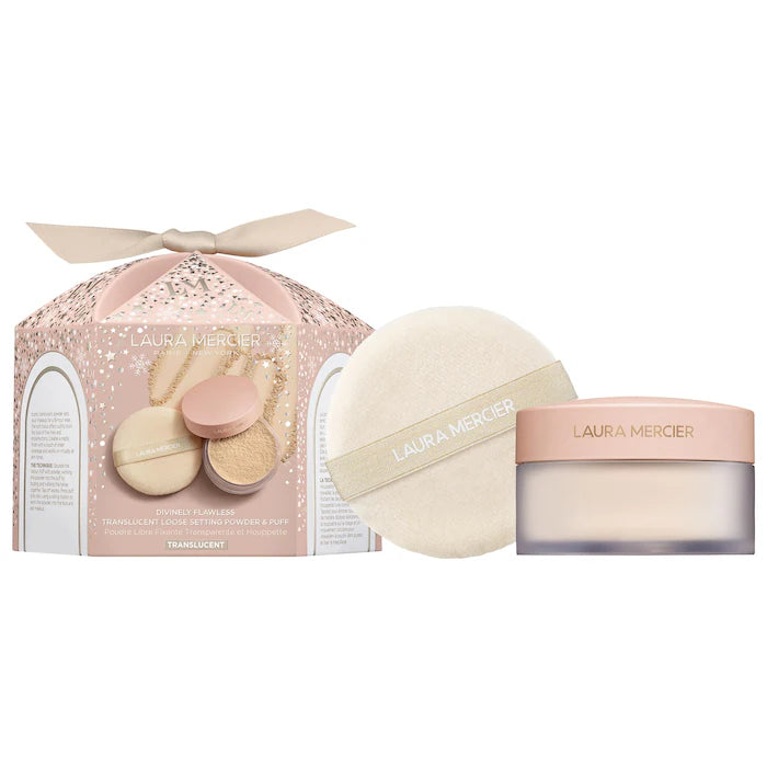 Laura Mercier
Divinely Flawless Translucent Loose Setting Powder & Puff